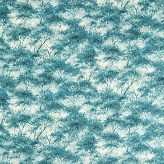 Clarke & Clarke Boschetto Print Teal