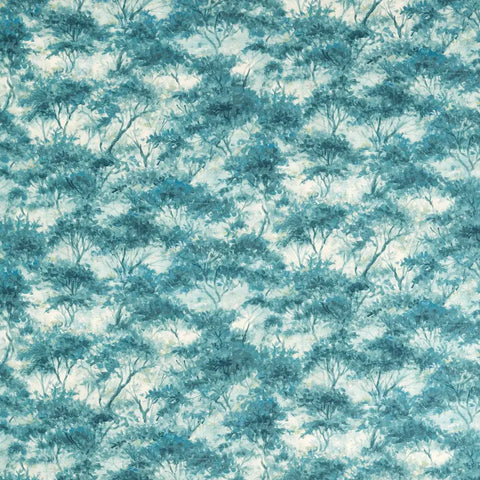 Clarke & Clarke Boschetto Print Teal