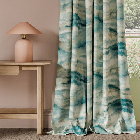 Clarke & Clarke Earthscape Print Denim