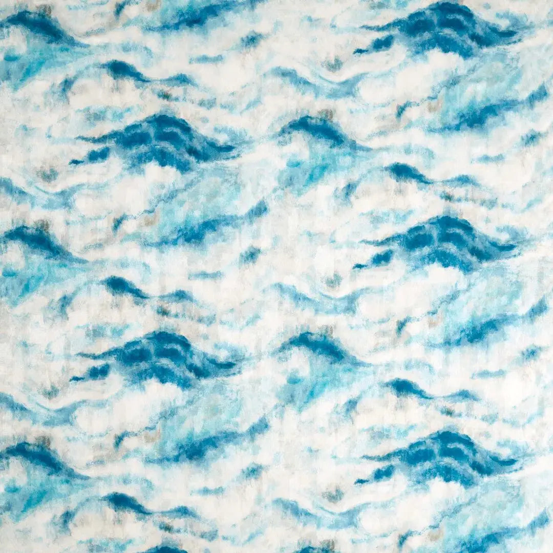 Clarke & Clarke Earthscape Print Denim