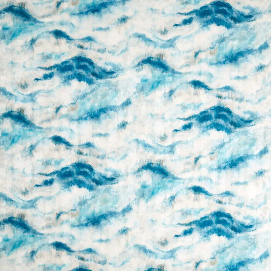 Clarke & Clarke Earthscape Print Denim