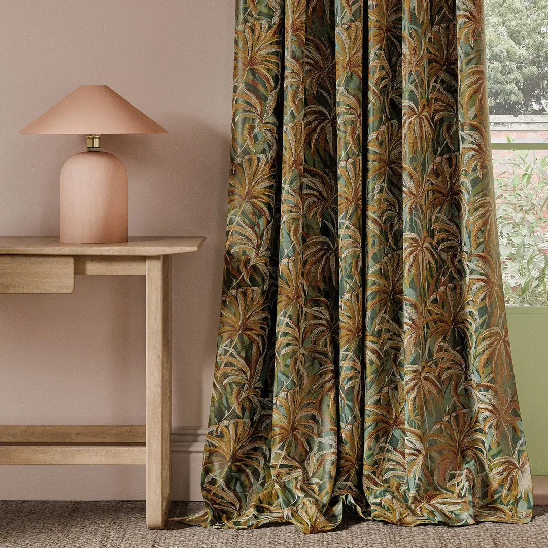 Clarke & Clarke Floresta Embroidery Mineral/spice
