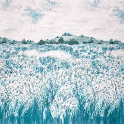 Clarke & Clarke Wildbloom Print Mineral