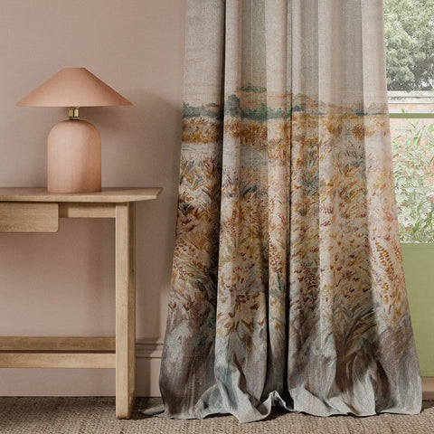 Clarke & Clarke Wildbloom Print Mineral/blush