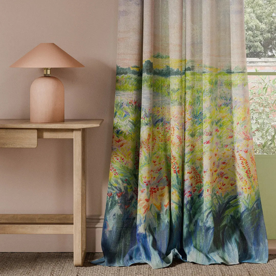 Clarke & Clarke Wildbloom Print Summer