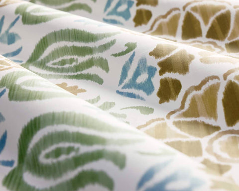 Clarke & Clarke Cassia Seafoam/Mustard
