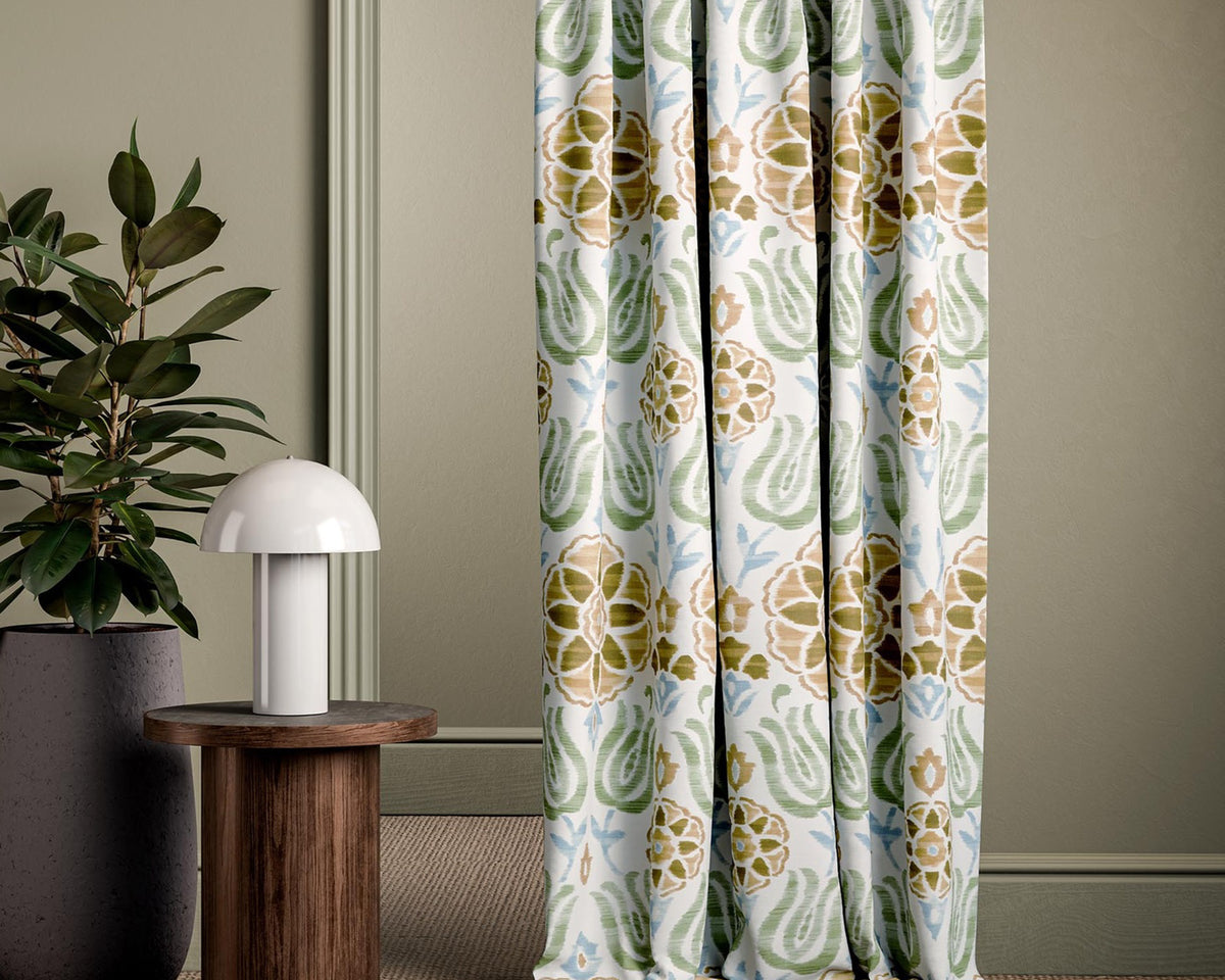 Clarke & Clarke Cassia Seafoam/Mustard
