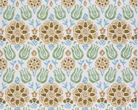 Clarke & Clarke Cassia Seafoam/Mustard