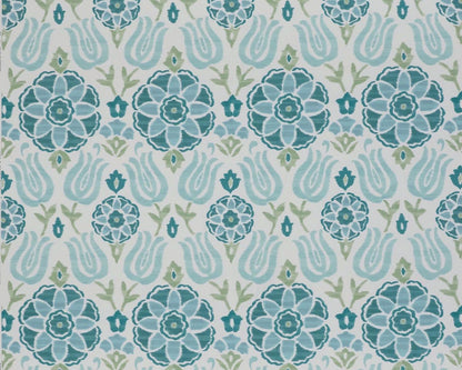 Clarke & Clarke Cassia Peacock/Sky