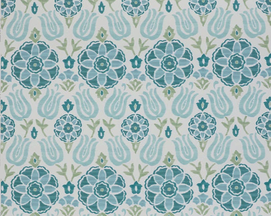 Clarke & Clarke Cassia Peacock/Sky