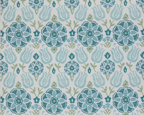 Clarke & Clarke Cassia Peacock/Sky