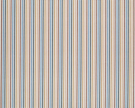 Clarke & Clarke Grove Stripe Mustard/Terracotta/Storm