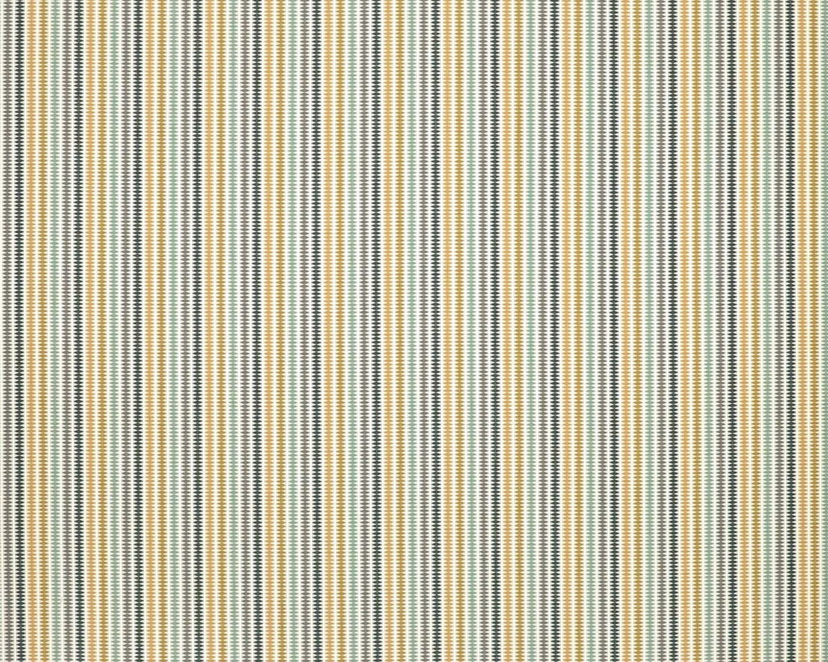 Clarke & Clarke Grove Stripe Forest/Mustard/Sage