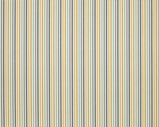 Clarke & Clarke Grove Stripe Forest/Mustard/Sage