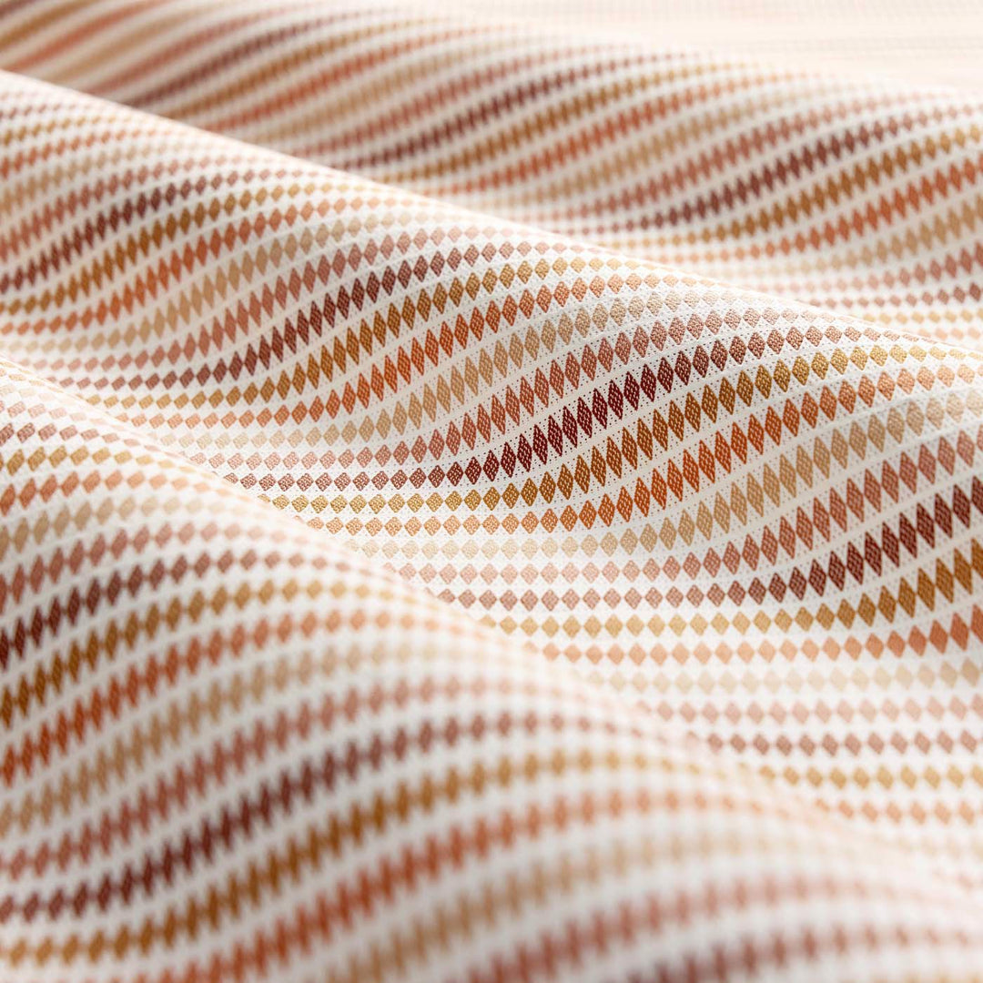 Clarke & Clarke Grove Stripe Spice/Rust/Terracotta