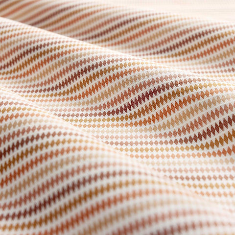 Clarke & Clarke Grove Stripe Spice/Rust/Terracotta