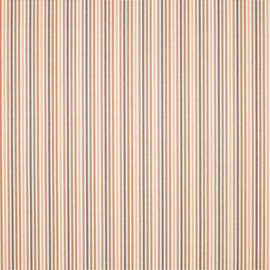 Clarke & Clarke Grove Stripe Spice/Rust/Terracotta