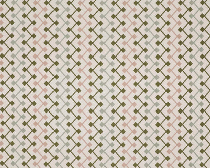 Clarke & Clarke Hemlock Olive/Blush