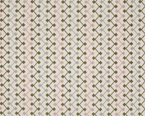Clarke & Clarke Hemlock Olive/Blush