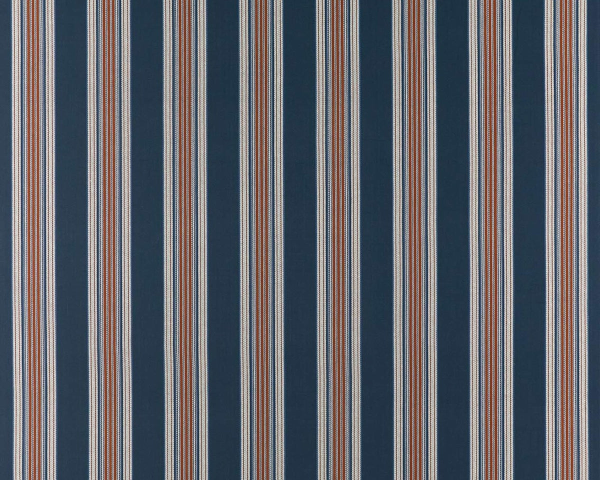 Clarke & Clarke Marylebone Navy/Rust