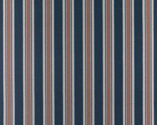 Clarke & Clarke Marylebone Navy/Rust