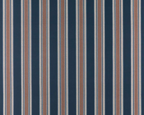 Clarke & Clarke Marylebone Navy/Rust