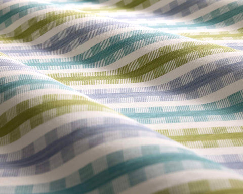 Clarke & Clarke Willowbourne Periwinkle/Aqua/Lime