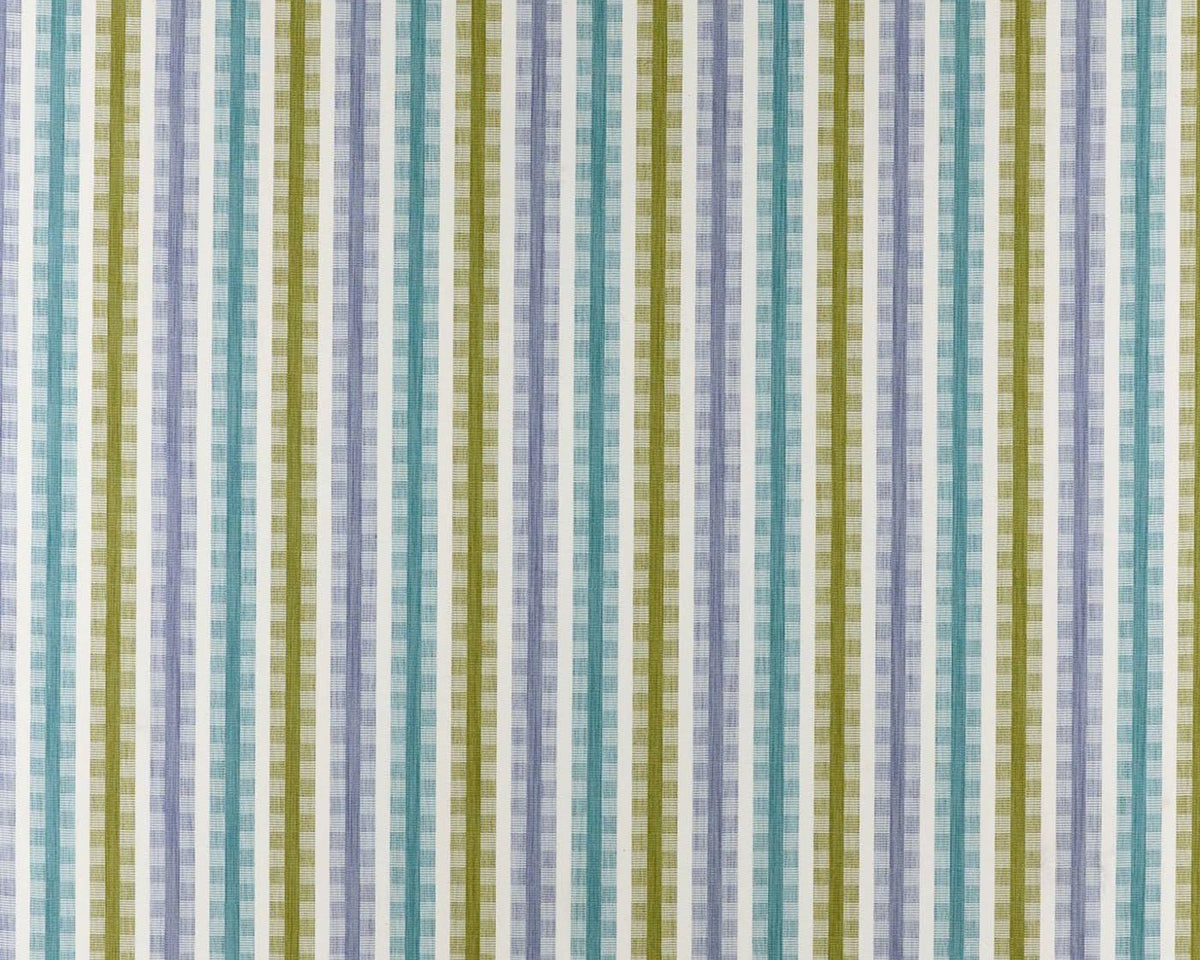 Clarke & Clarke Willowbourne Periwinkle/Aqua/Lime