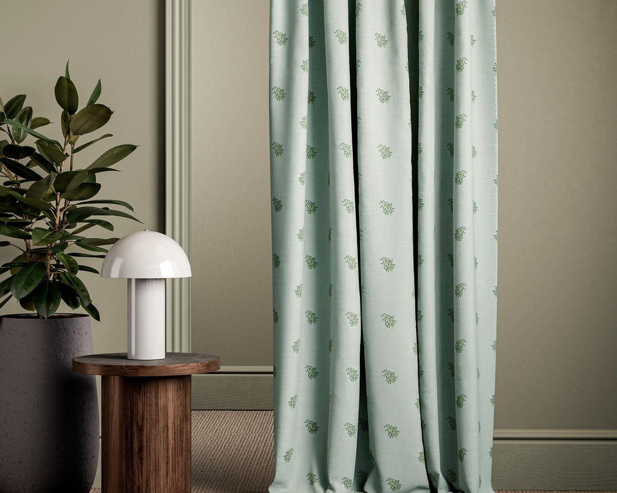 Clarke & Clarke Mini Herbarium Seafoam