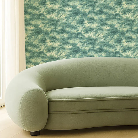 Clarke & Clarke Boschetto Teal Wallpaper Whole Roll 10.05m
