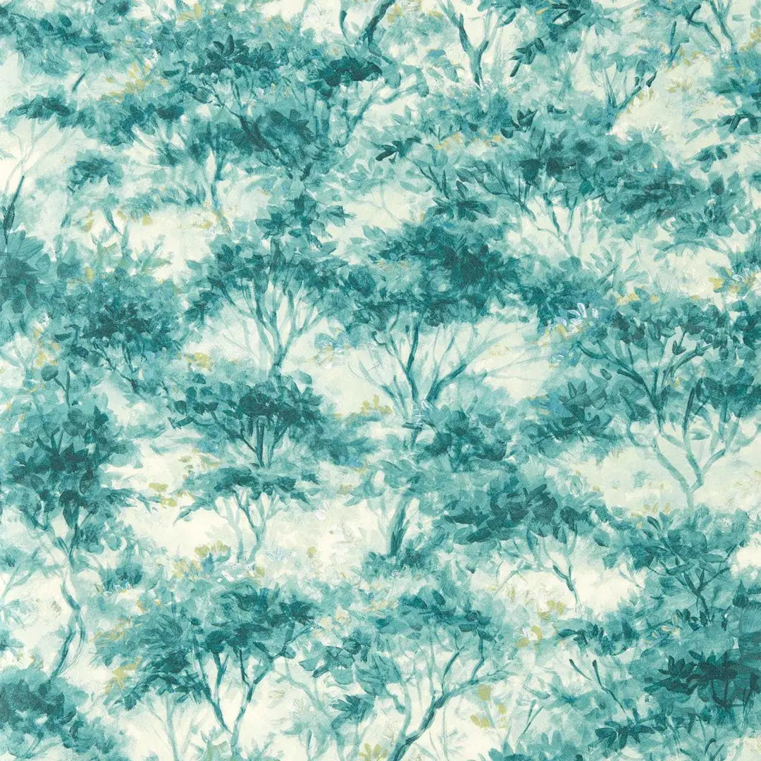 Clarke & Clarke Boschetto Teal Wallpaper Whole Roll 10.05m