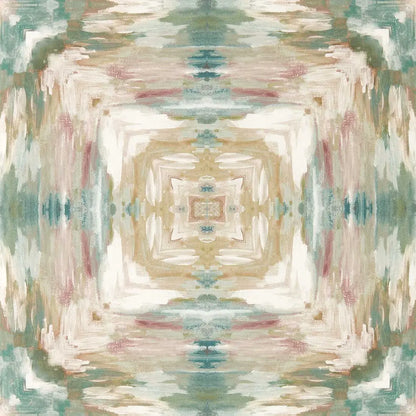 Clarke & Clarke Kalia Mineral/blush Wallpaper Whole Roll 10.05m