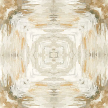 Clarke & Clarke Kalia Natural Wallpaper Whole Roll 10.05m