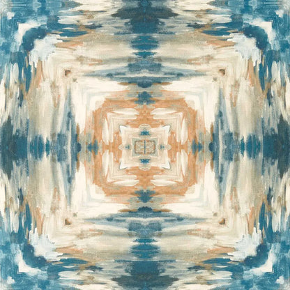 Clarke & Clarke Kalia Midnight/Antique Wallpaper Whole Roll 10.05m