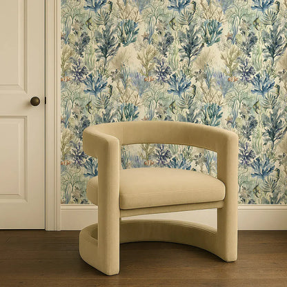 Clarke & Clarke Oceana Denim Wallpaper Whole Roll 10.05m