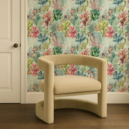 Clarke & Clarke Oceana Seafoam Wallpaper Whole Roll 10.05m