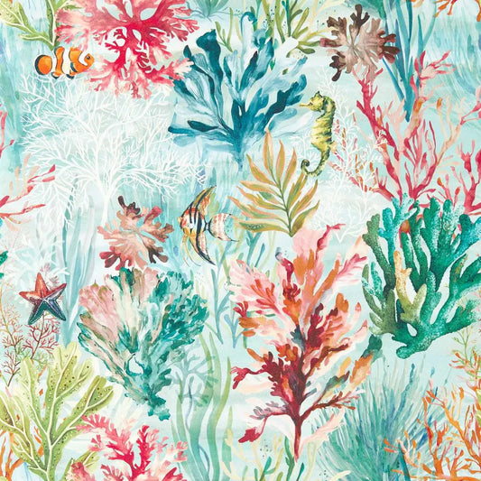 Clarke & Clarke Oceana Seafoam Wallpaper Whole Roll 10.05m