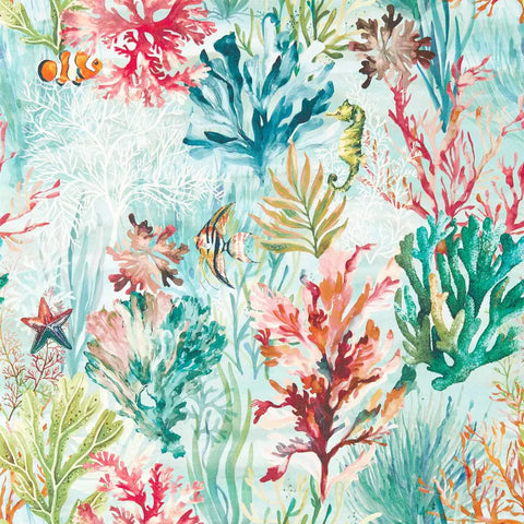 Clarke & Clarke Oceana Seafoam Wallpaper Whole Roll 10.05m