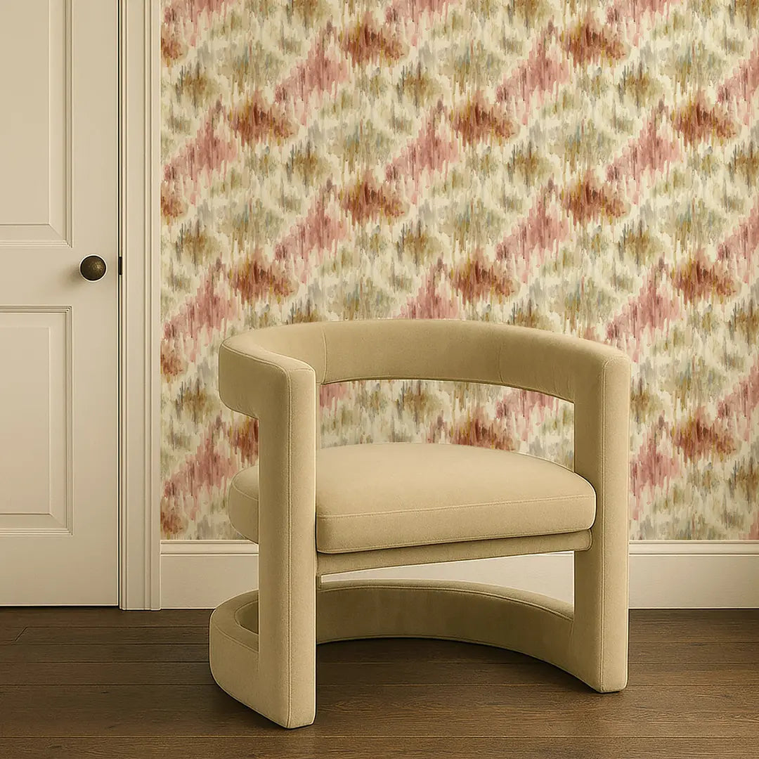 Clarke & Clarke Trueno Spice/Blush Wallpaper Whole Roll 10.05m