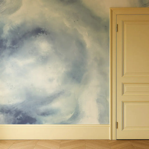 Clarke & Clarke Viento Ink Wallpaper Whole Roll 13.5 m