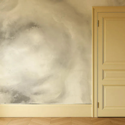 Clarke & Clarke Viento Linen/Mocha  Wallpaper Whole Roll 13.5 m