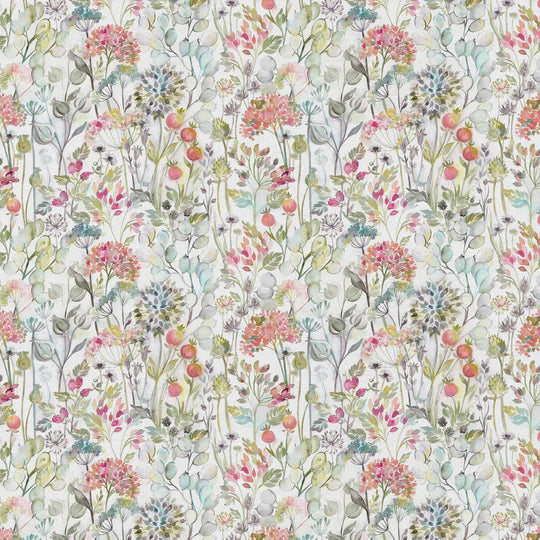 Voyage Maison Country Hedgerow Fabric Coral Cream