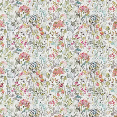 Voyage Maison Country Hedgerow Fabric Coral Cream