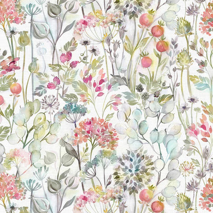 Voyage Maison Country Hedgerow Fabric Coral Cream