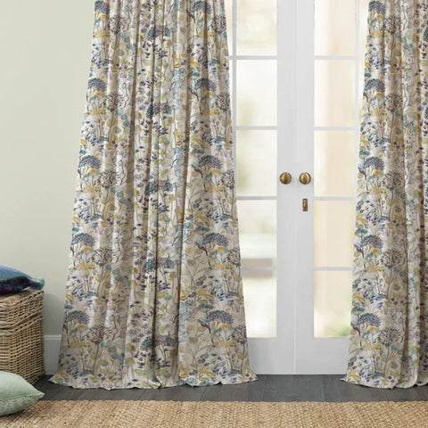 Voyage Maison Country Hedgerow Fabric Violet Cream