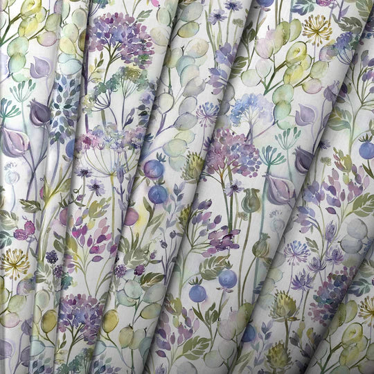 Voyage Maison Country Hedgerow Fabric Lilac Cream