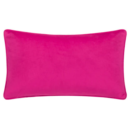 Riva Home Creepy Town Velvet Piped Cushion Charcoal Black