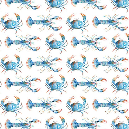 Voyage Maison Crustaceans Fabric Cobalt