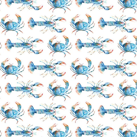 Voyage Maison Crustaceans Fabric Cobalt