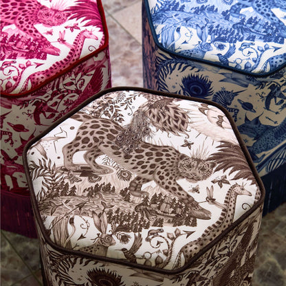 Clarke & Clarke Paradise Lost Berry